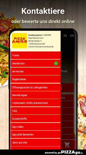 Pizza Amigo Stadtallendorf Screen 3