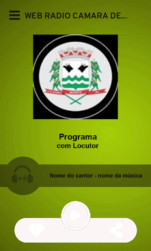 Web Radio Câmara Jacinto MG Screen 2