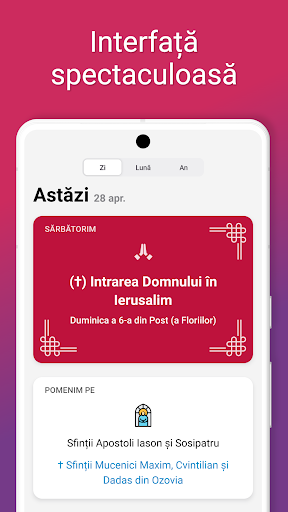 Android application Calendar Ortodox screenshort