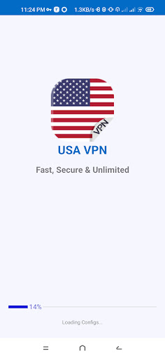 Android application USA VPN - Fast & Secure screenshort