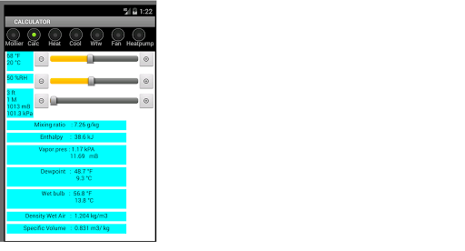 Psychrometric Chart Screen 2