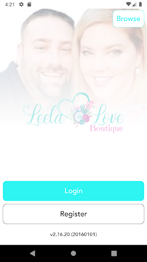 Android application LeeLa Love Boutique screenshort