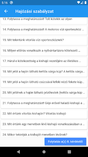 Hajós Vizsga Mentőöv Screen 3