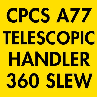 CPCS A77 Telehandler 360 Slew