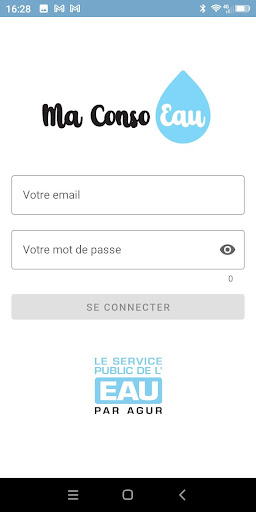 Android application AGUR – Ma conso eau screenshort