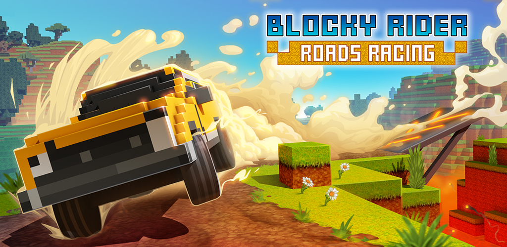 Captura 2 Blocky Rider: Roads Racing android