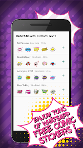 BAM! Stickers: Comics Texts | 