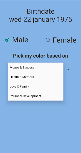 Android application Color car through Feng Shui screenshort