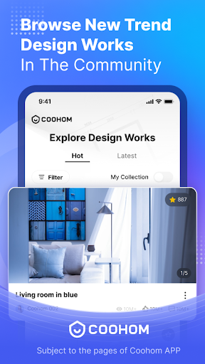 Android application Coohom AI - 3D Home Design screenshort