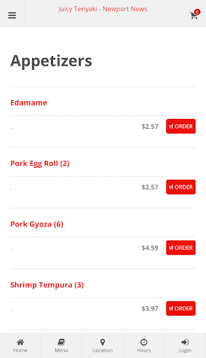 Juicy Teriyaki Newport News Screen 2