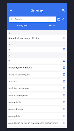 POLISH - PORTUGUESE Dictionary