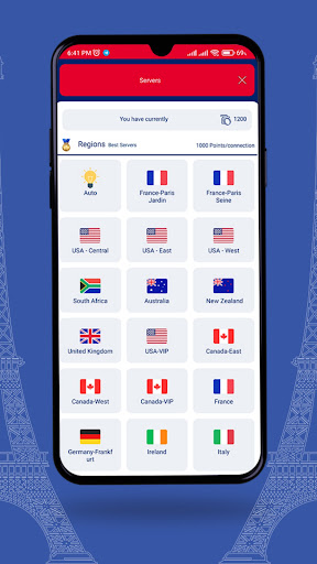 France Vpn Get France ip Proxy Screen 3