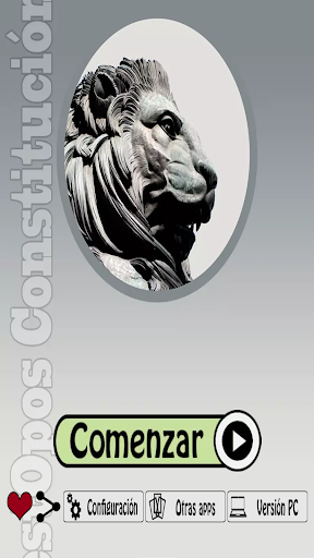Android application TestOpos Constitución screenshort