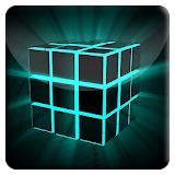 Neon Cube HD Live Wallpaper icon
