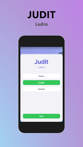 Android application JUDIT_Ledro screenshort