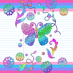 Cover Image of Скачать Colorful Butterfly - Wallpaper  APK