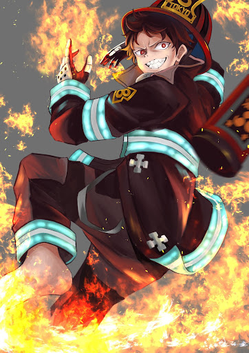 Blazing Firefighting Corps Wal Screen 2