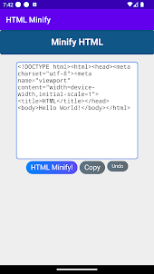 HTML Minify - html minifier