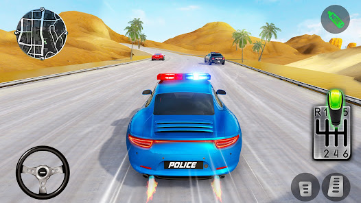 Police Car Race Car Games 3D  screenshots 2