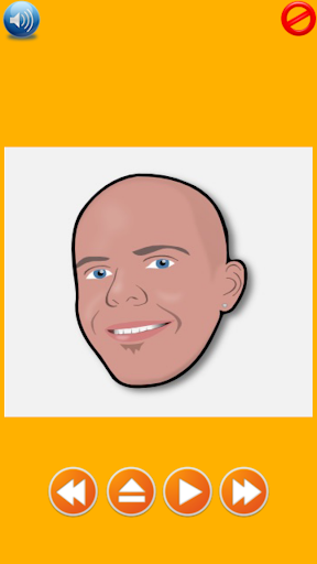 Android application Human Body Parts for Kids screenshort