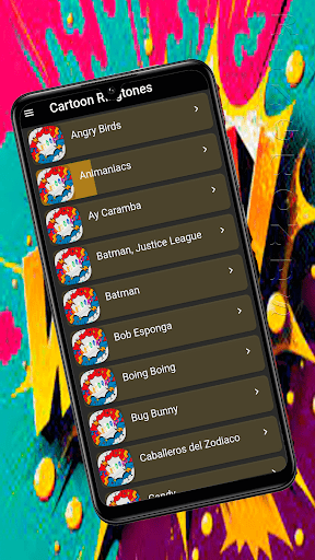 Android application Funny Cartoon ringtones screenshort