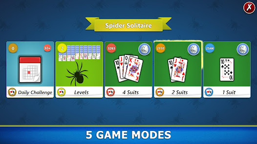 Spider Solitaire Mobile  screenshots 2