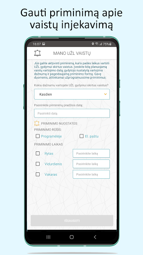 Android application For You, With You (LT) screenshort