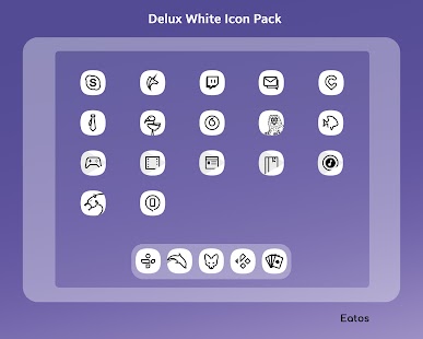 Delux White - Icon Pack Screenshot