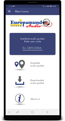 Android application Europamundo Audio screenshort