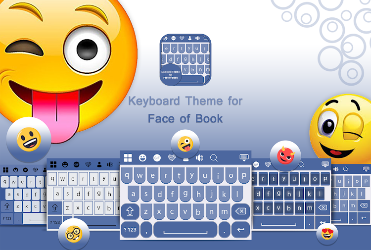 Keyboard theme for faceof book - 1.5 - (Android)