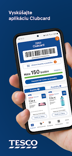 Android application Clubcard Tesco Slovakia screenshort