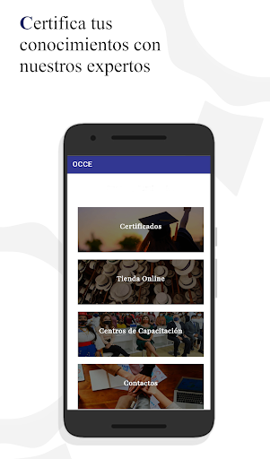 OCCE - Organismo Certificador Screen 2