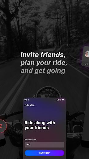 Ridester : Connecting riders Screen 2
