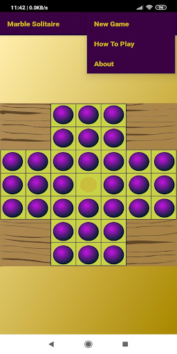 Marble Solitaire Screen 2