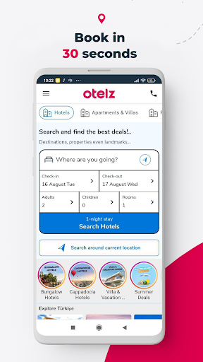 Android application Otelz - 21.000+ Türkiye Hotels screenshort