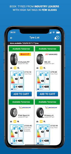 DCM Tyre & Autocentres Shaftes Screen 3