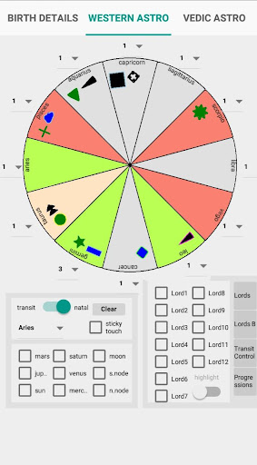 Astral Vision Astrology Screen 3