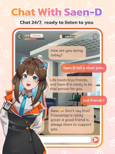 Screenshot of Saen-D: AI Companion