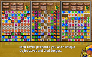 Jewel Drops - Match three - Screenshot 2