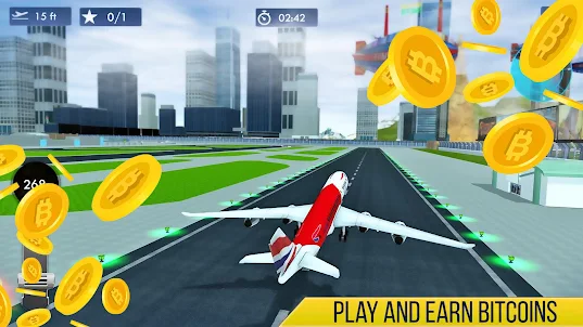 Airplane Simulator - Earn BTC