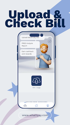 Android application WhattPay - Check power bills screenshort