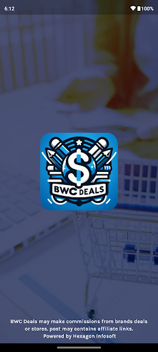 Android application BwcDeals screenshort