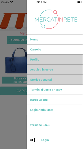 MercatINrete Screen 2