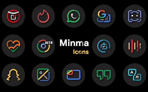 Minma Icon Pack Captura de tela