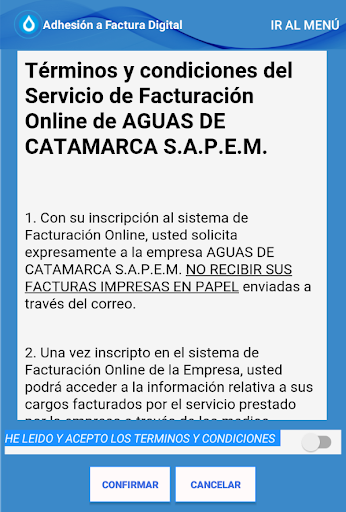 AQUA - Aguas de Catamarca S.A. Screen 3