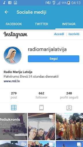 Radio Marija Latvija Screen 3