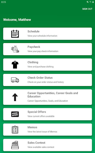 Screenshot of Menards® Careers