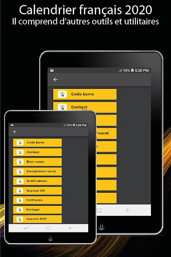 Calendrier français 2020 gratuit avec fériés