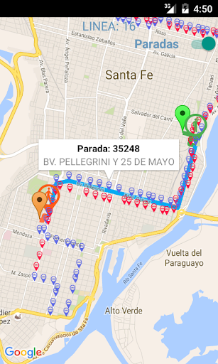 Cuál me lleva Santa Fe