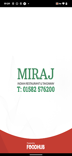 Android application Miraj Restaurant screenshort